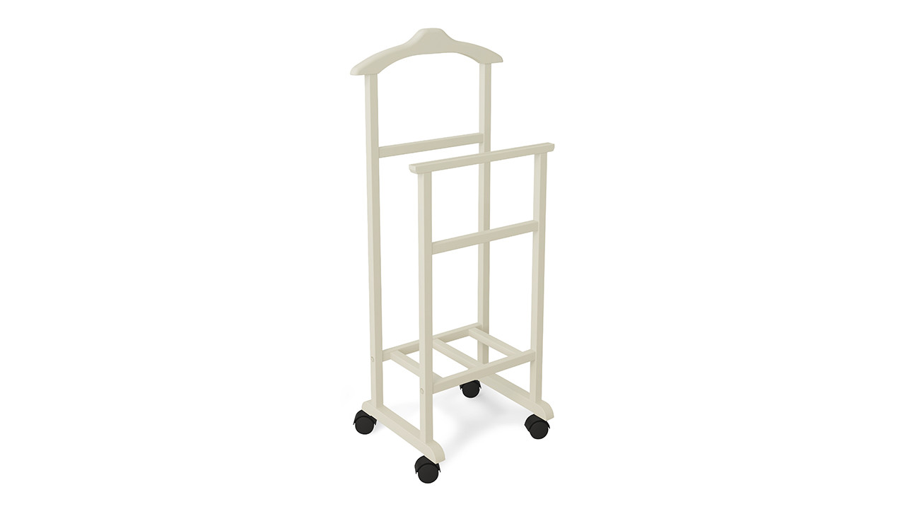 Вешалка Напольная Слоновая Кость (Ш-460 мм x В-1060 мм x Г-340 мм)