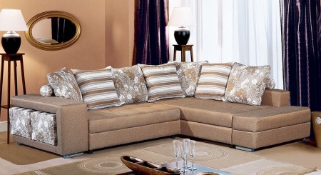 Угловой Диван Вега/Разные Цвета Ш-2820 х Г-2220 х В-880 мм