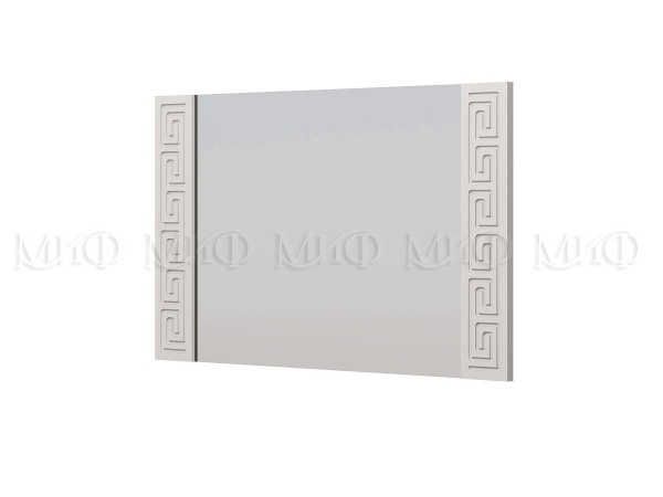 Зеркало Афродита-1 МДФ Белый Глянец (Ш-850 x В-500 x  Г-32 мм)