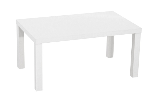 Кофейный столик большой белый