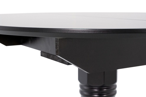 Стол раздвижной с круглой крышкой венге