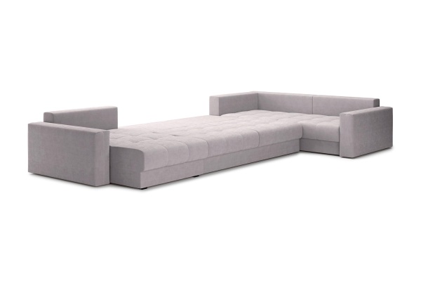 Диван п-образный тик-так Монарх бежевый