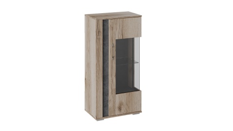 Шкаф Навесной «Брайтон» (Камень/Дуб Делано)/Ш-594 × В-1162 × Г-387 мм