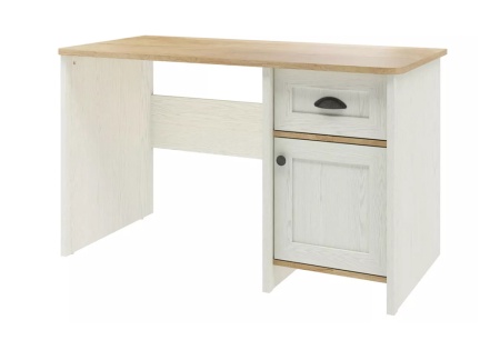 Стол письменный Тифани дуб небраска / белый